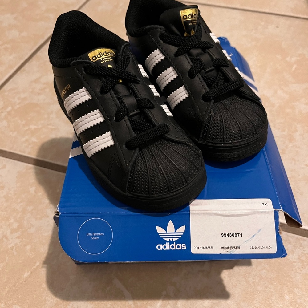 Toddler adidas sneakers in a well condition